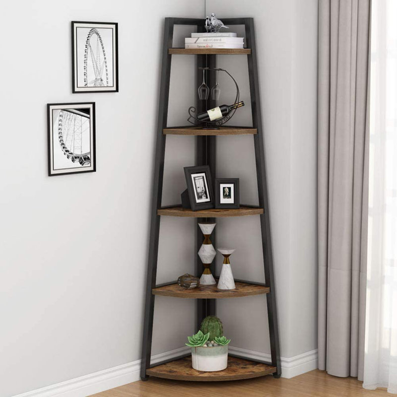 Union Rustic Scaggs Corner Bookcase & Reviews Wayfair